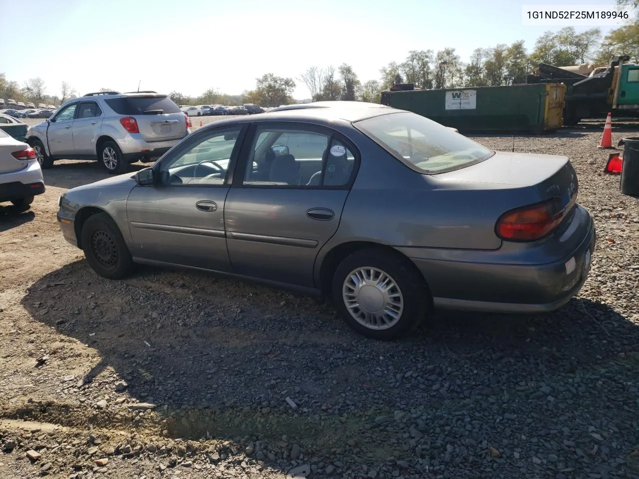 2005 Chevrolet Classic VIN: 1G1ND52F25M189946 Lot: 77042404