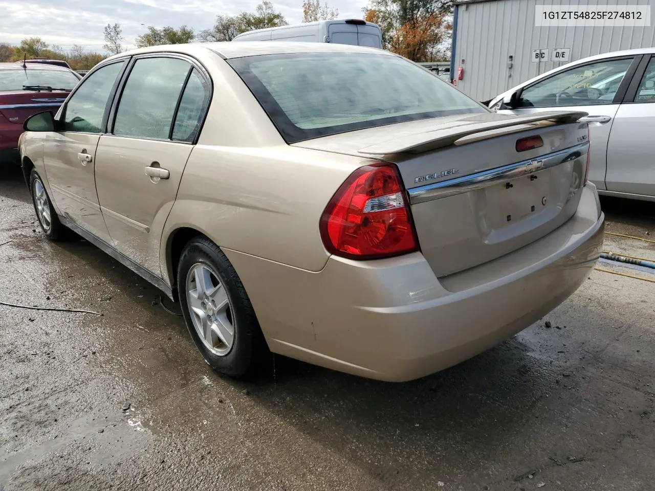 2005 Chevrolet Malibu Ls VIN: 1G1ZT54825F274812 Lot: 77692784