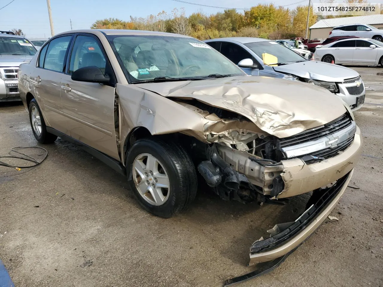 2005 Chevrolet Malibu Ls VIN: 1G1ZT54825F274812 Lot: 77692784