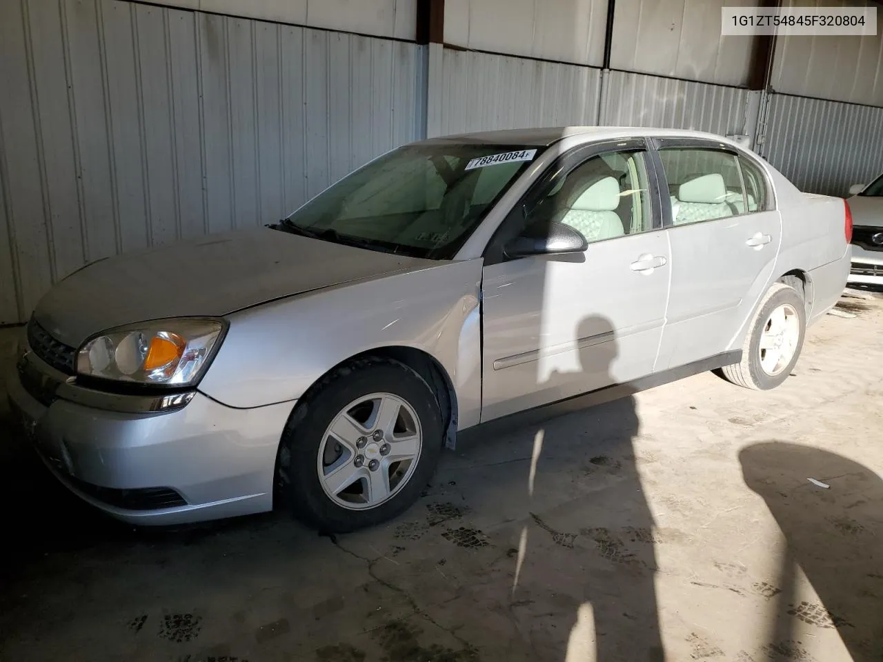 2005 Chevrolet Malibu Ls VIN: 1G1ZT54845F320804 Lot: 78840084