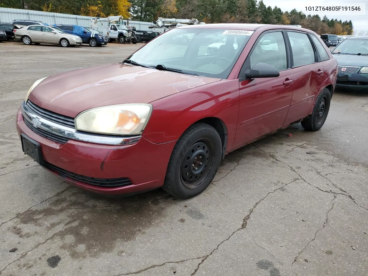 2005 Chevrolet Malibu Maxx Ls VIN: 1G1ZT64805F191546 Lot: 78990644