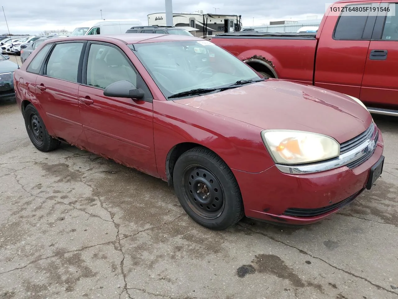 2005 Chevrolet Malibu Maxx Ls VIN: 1G1ZT64805F191546 Lot: 78990644