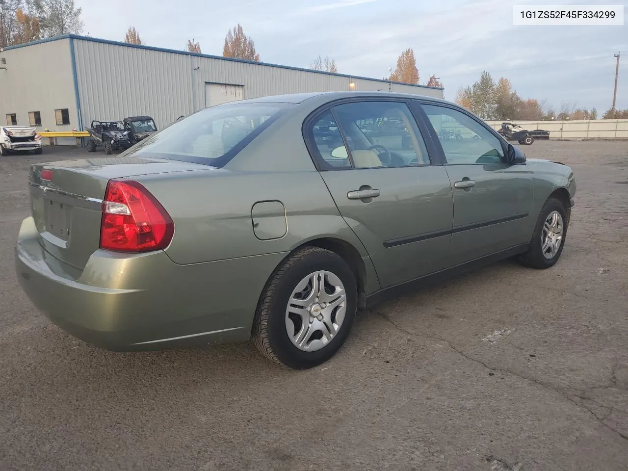 2005 Chevrolet Malibu VIN: 1G1ZS52F45F334299 Lot: 79931084