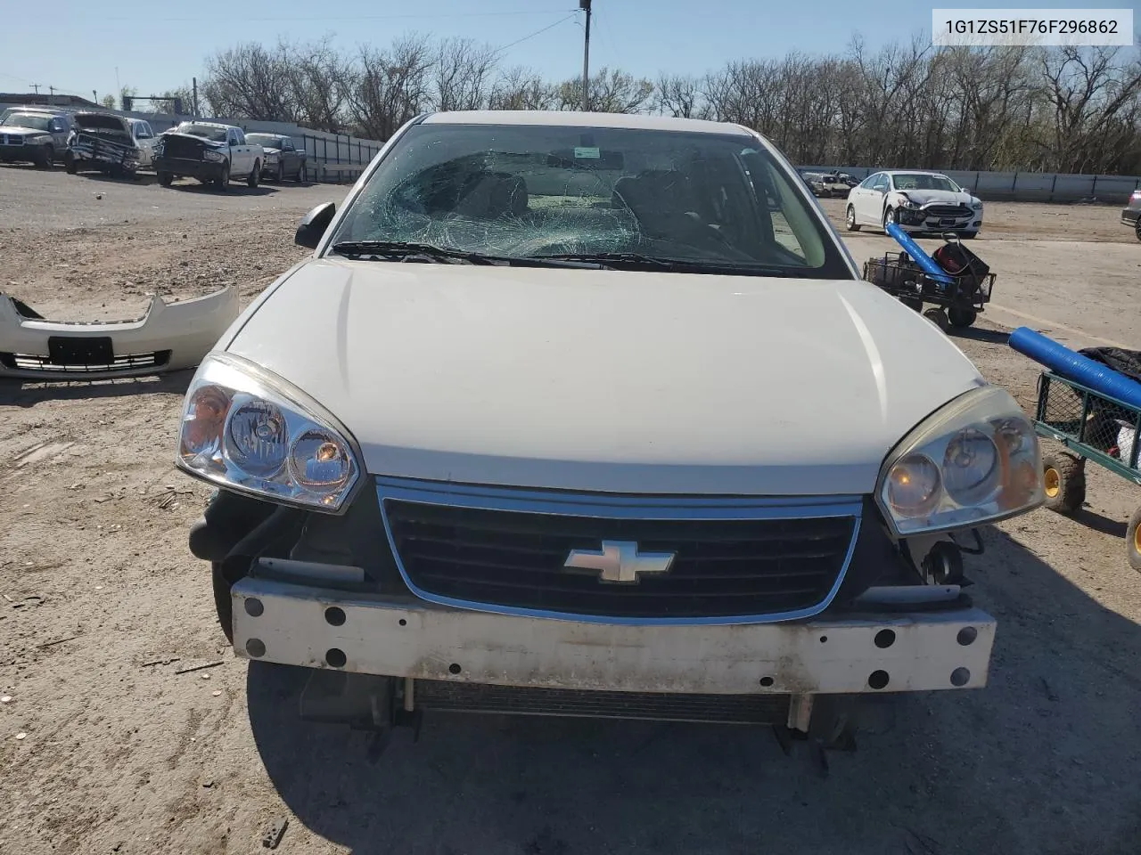 2006 Chevrolet Malibu Ls VIN: 1G1ZS51F76F296862 Lot: 46895334