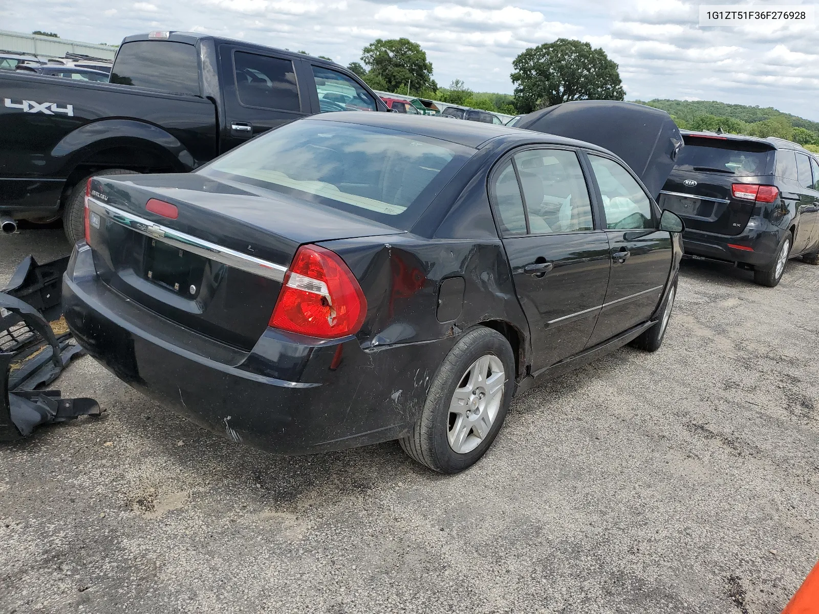 2006 Chevrolet Malibu Lt VIN: 1G1ZT51F36F276928 Lot: 61040054