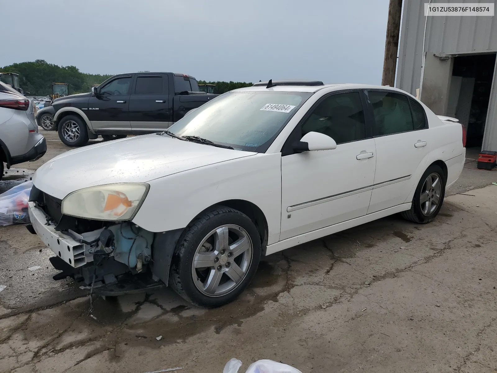 2006 Chevrolet Malibu Ltz VIN: 1G1ZU53876F148574 Lot: 61494064