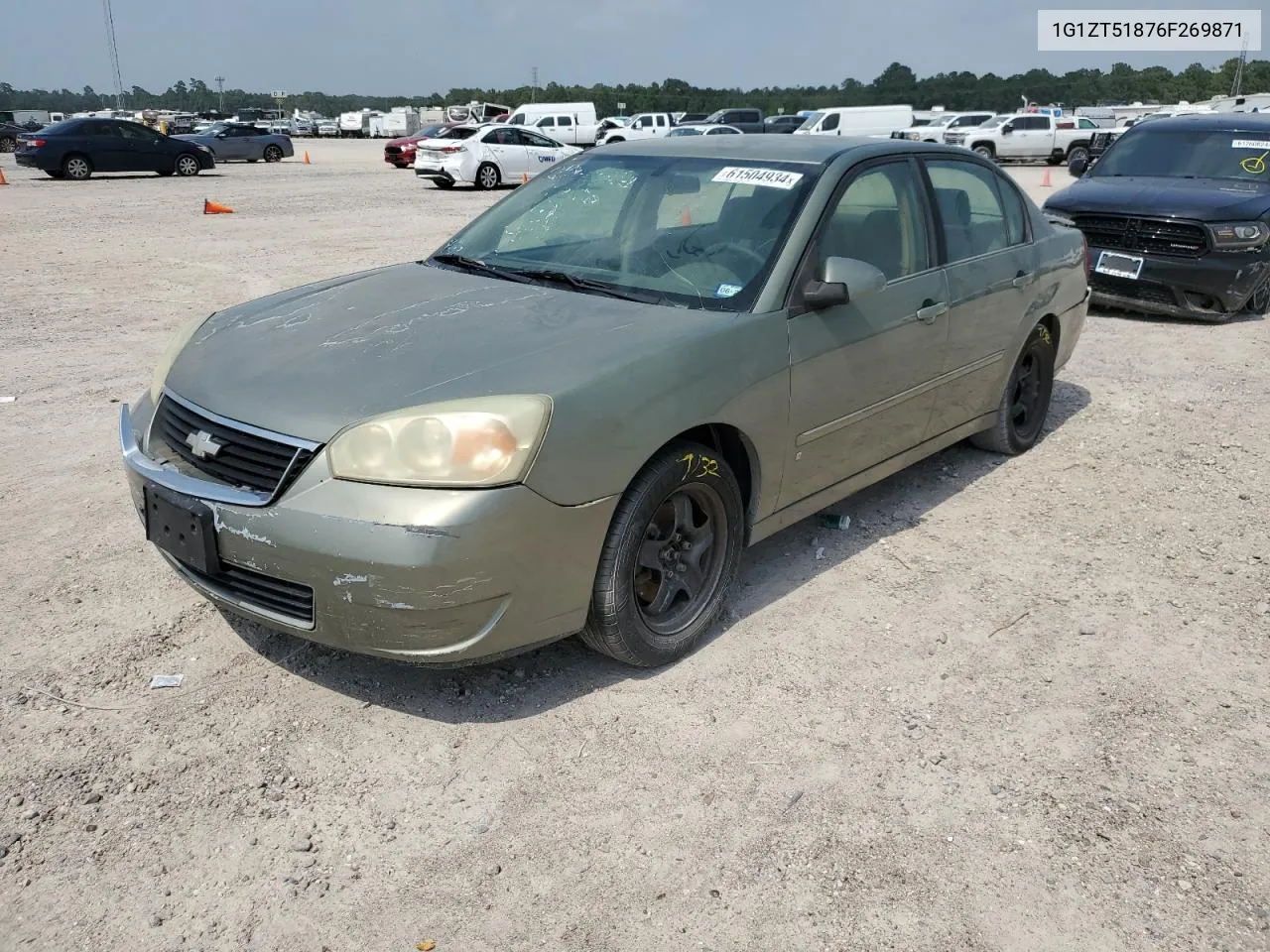 2006 Chevrolet Malibu Lt VIN: 1G1ZT51876F269871 Lot: 61504934