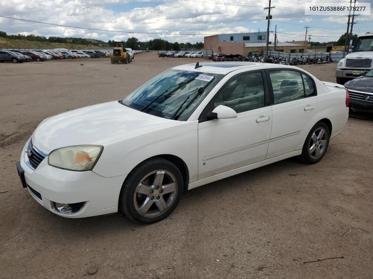 2006 Chevrolet Malibu Ltz VIN: 1G1ZU53886F178277 Lot: 61663594