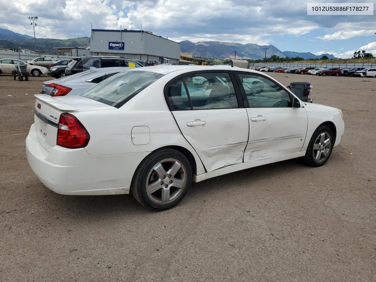 2006 Chevrolet Malibu Ltz VIN: 1G1ZU53886F178277 Lot: 61663594