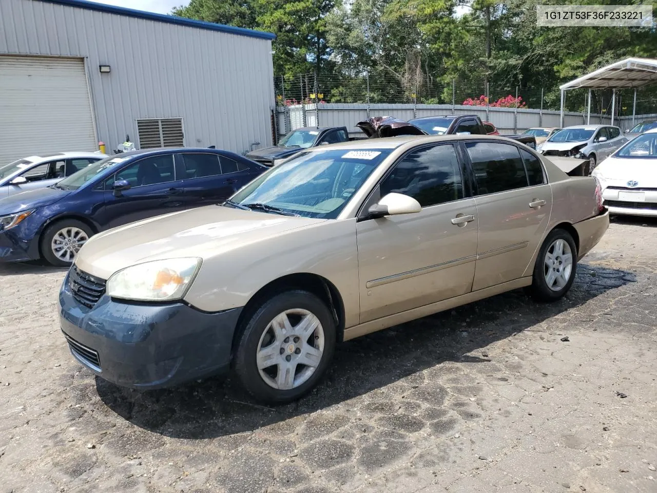 2006 Chevrolet Malibu Lt VIN: 1G1ZT53F36F233221 Lot: 67655684