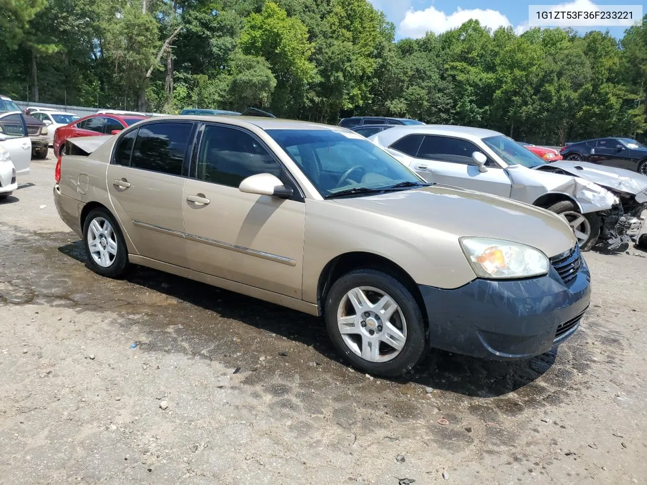 2006 Chevrolet Malibu Lt VIN: 1G1ZT53F36F233221 Lot: 67655684