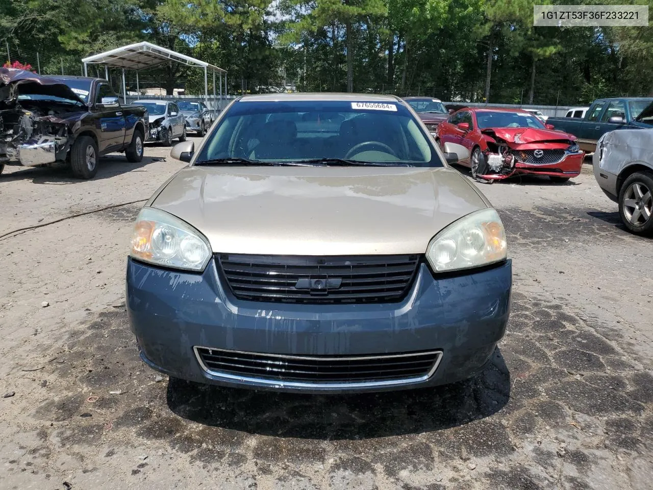 2006 Chevrolet Malibu Lt VIN: 1G1ZT53F36F233221 Lot: 67655684