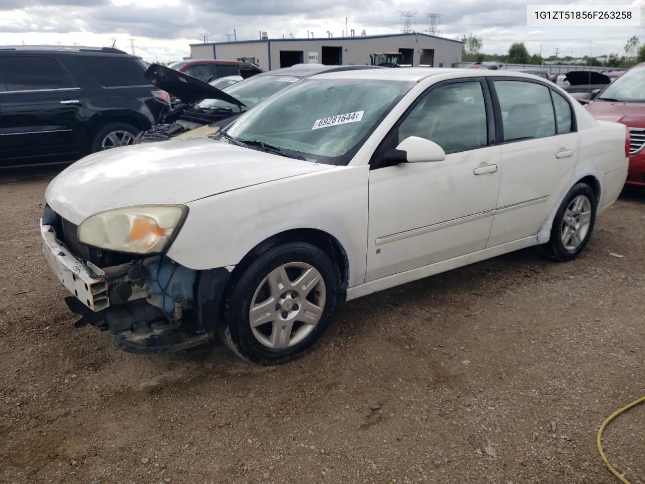 2006 Chevrolet Malibu Lt VIN: 1G1ZT51856F263258 Lot: 69281644