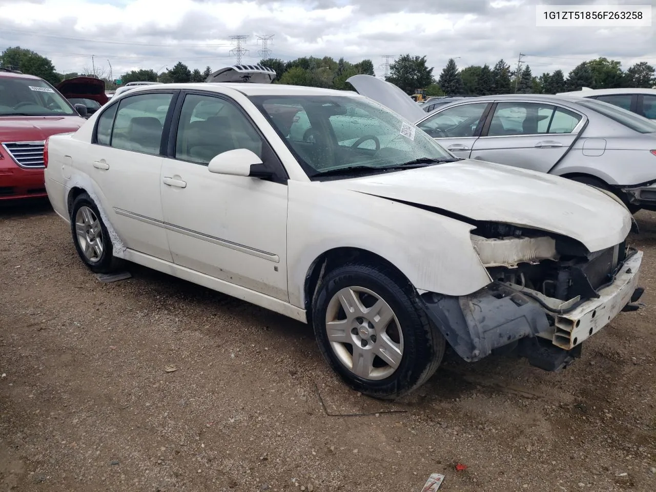 1G1ZT51856F263258 2006 Chevrolet Malibu Lt