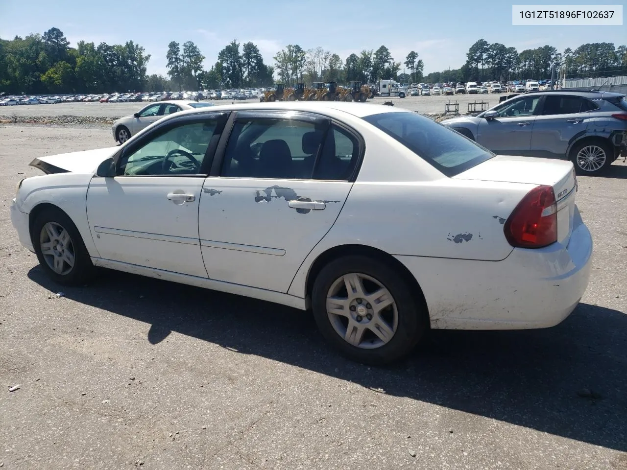 2006 Chevrolet Malibu Lt VIN: 1G1ZT51896F102637 Lot: 69962454