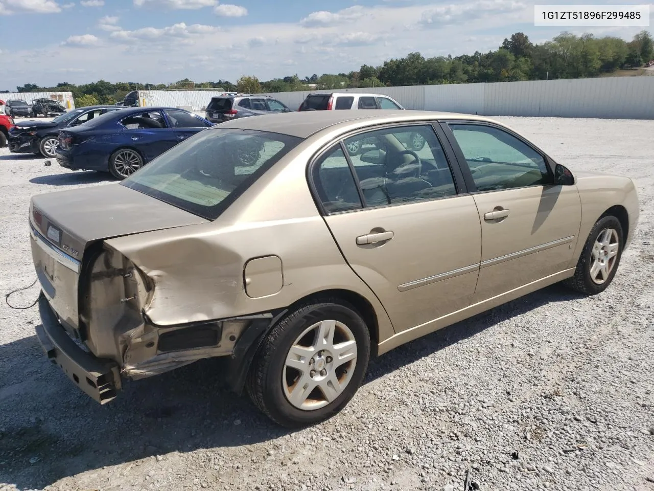 1G1ZT51896F299485 2006 Chevrolet Malibu Lt