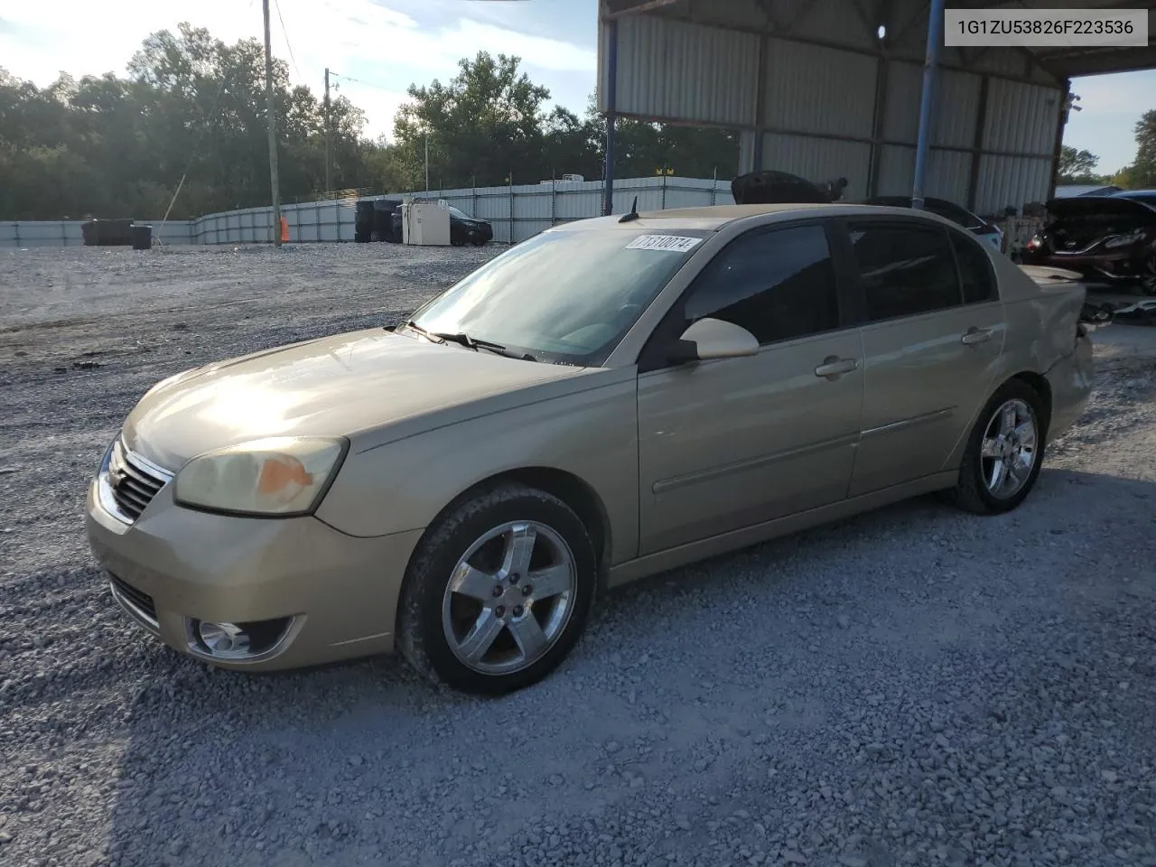 2006 Chevrolet Malibu Ltz VIN: 1G1ZU53826F223536 Lot: 71310074