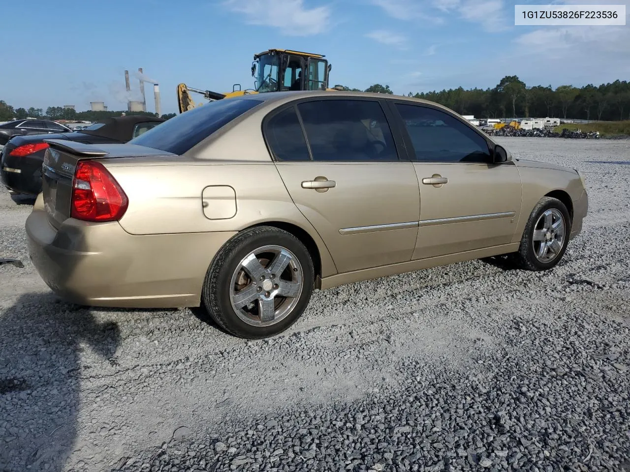 2006 Chevrolet Malibu Ltz VIN: 1G1ZU53826F223536 Lot: 71310074