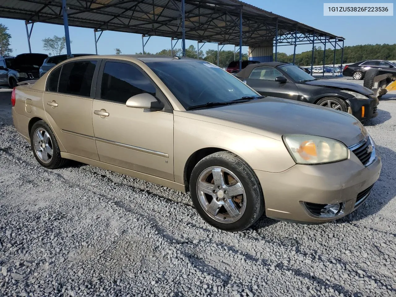 2006 Chevrolet Malibu Ltz VIN: 1G1ZU53826F223536 Lot: 71310074