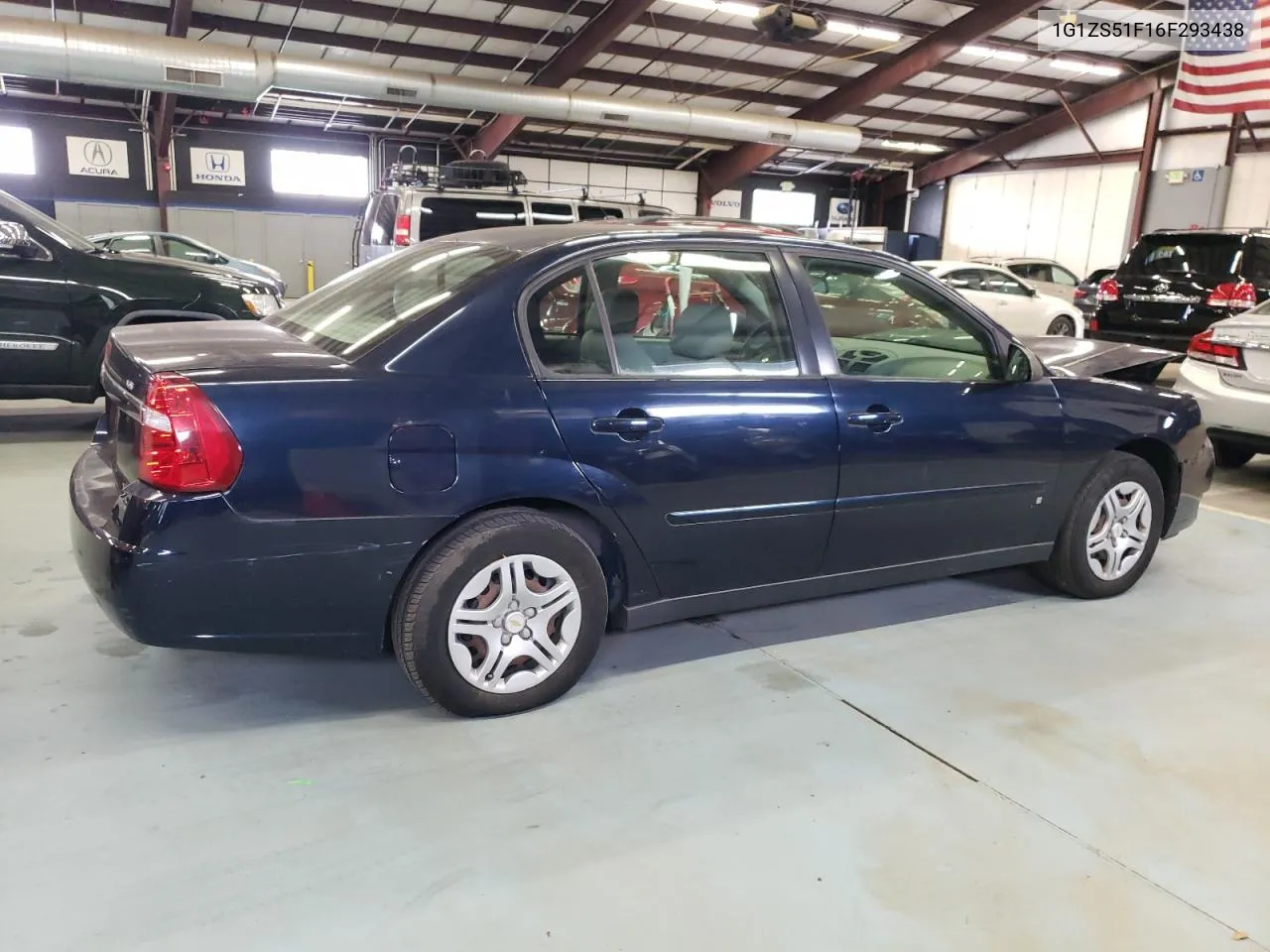 2006 Chevrolet Malibu Ls VIN: 1G1ZS51F16F293438 Lot: 72918464