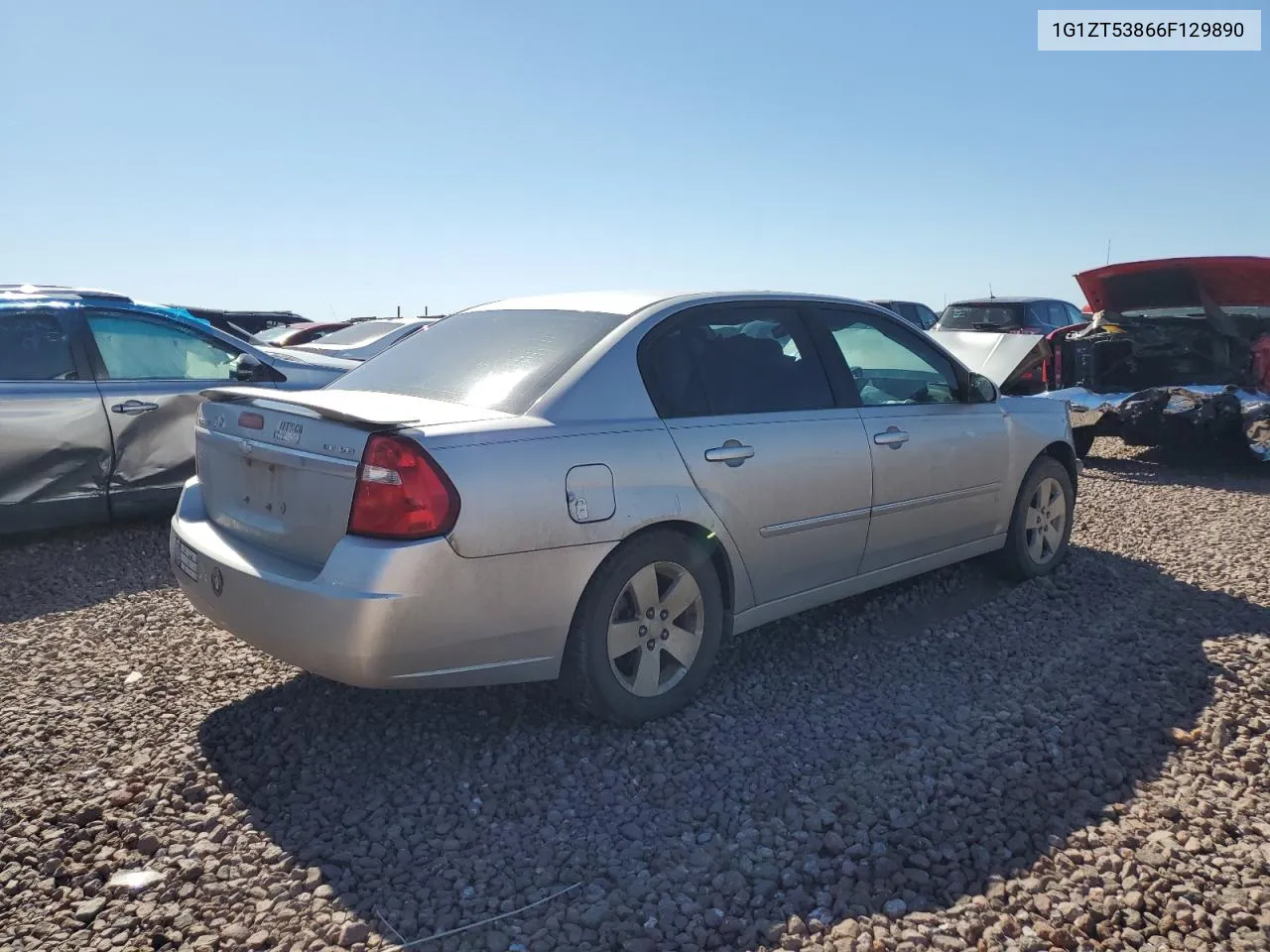 2006 Chevrolet Malibu Lt VIN: 1G1ZT53866F129890 Lot: 73052504