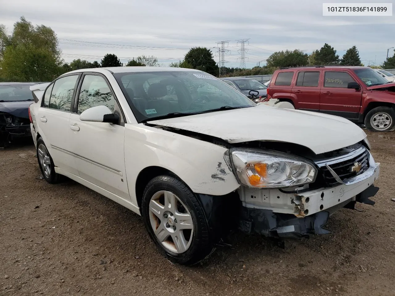 2006 Chevrolet Malibu Lt VIN: 1G1ZT51836F141899 Lot: 73223054