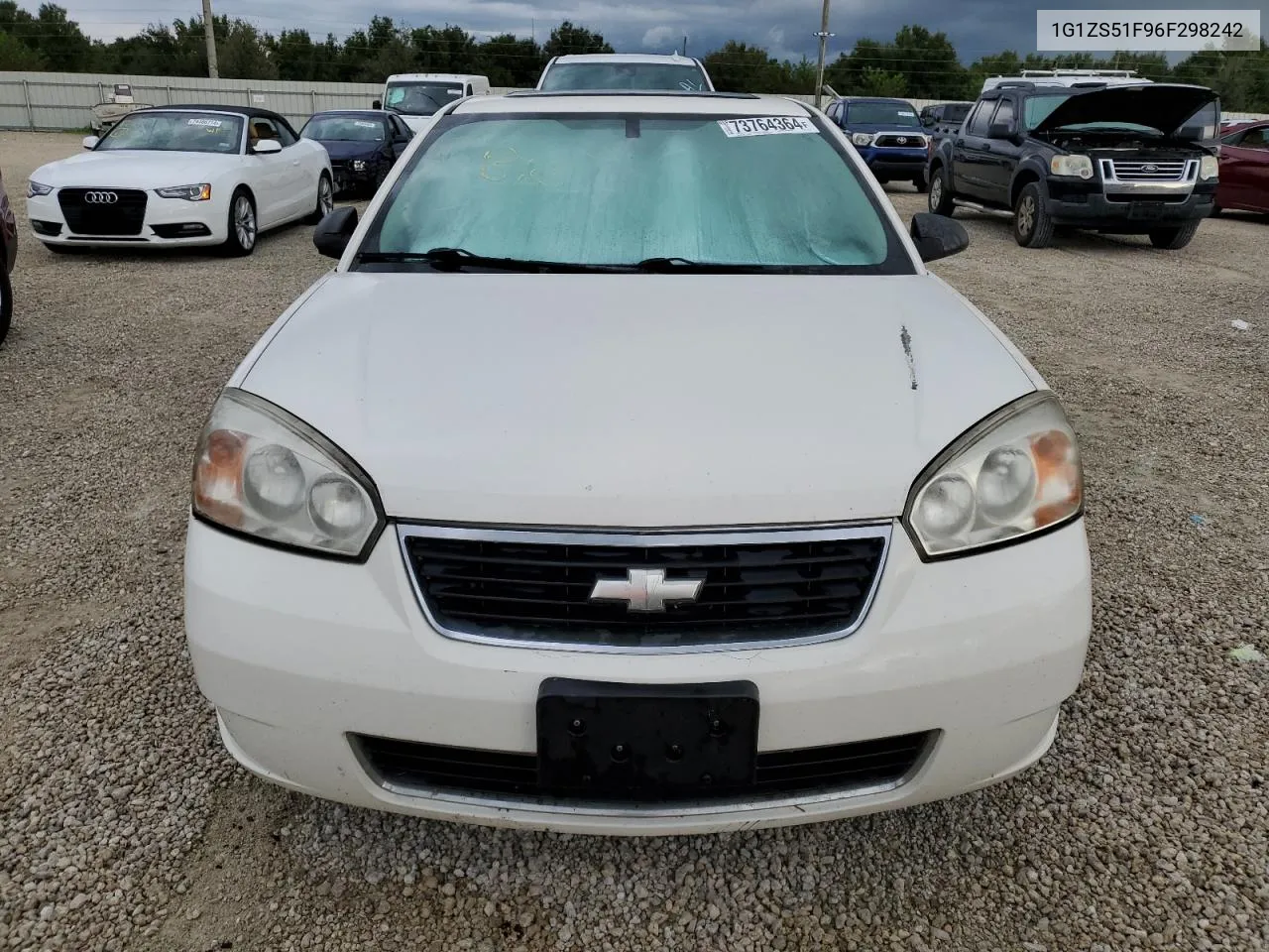 2006 Chevrolet Malibu Ls VIN: 1G1ZS51F96F298242 Lot: 73764364