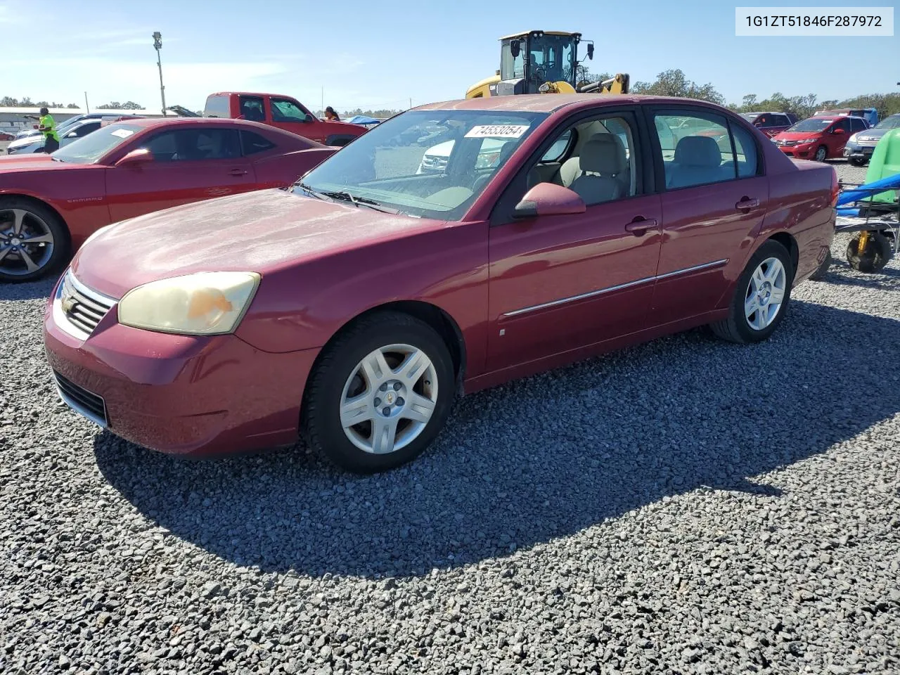 1G1ZT51846F287972 2006 Chevrolet Malibu Lt