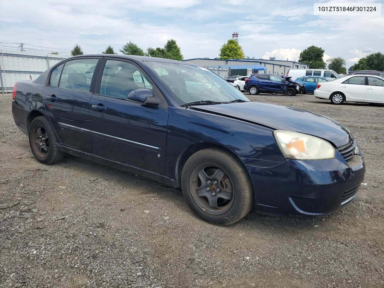 2006 Chevrolet Malibu Lt VIN: 1G1ZT51846F301224 Lot: 74589414