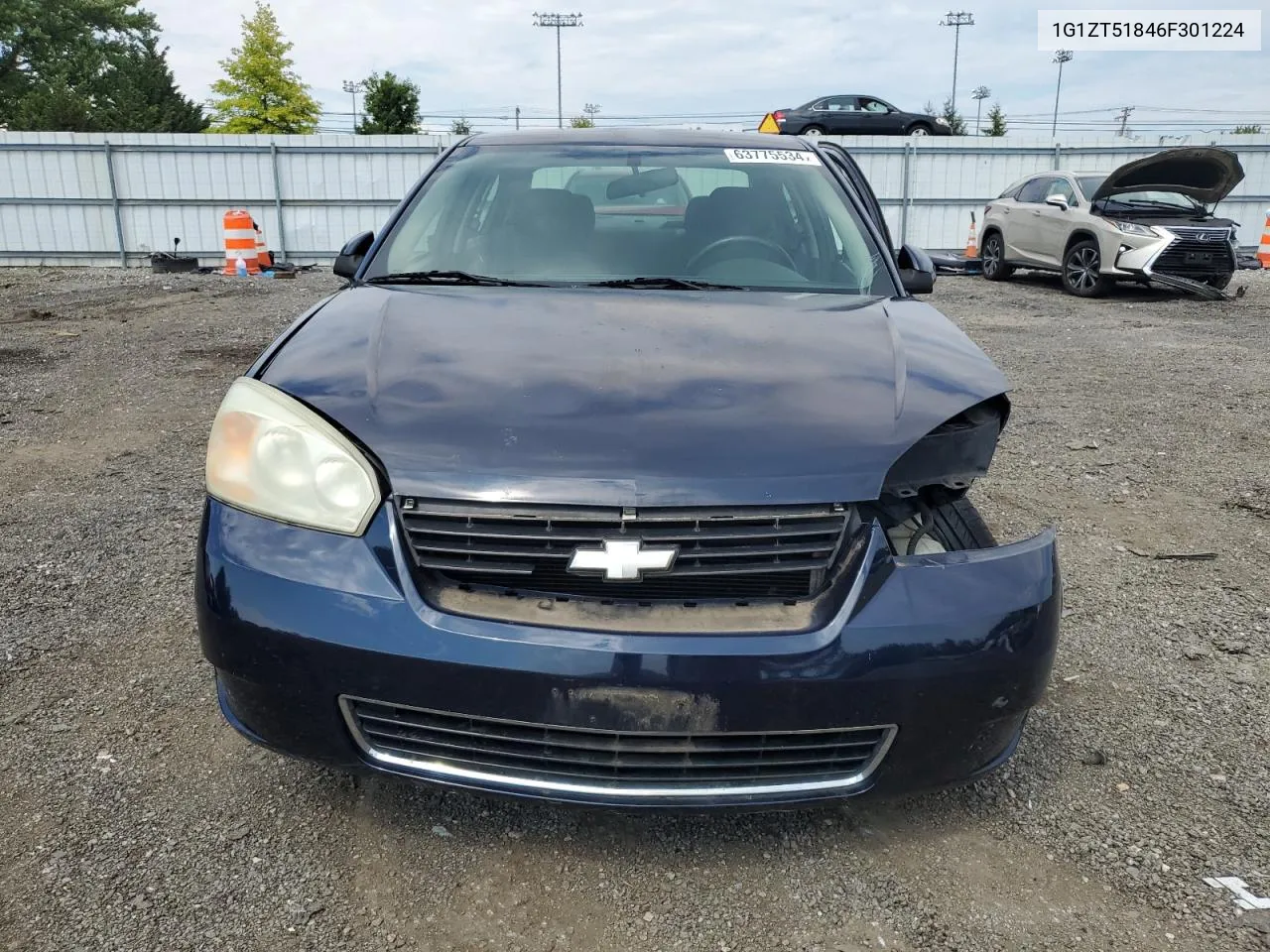 2006 Chevrolet Malibu Lt VIN: 1G1ZT51846F301224 Lot: 74589414