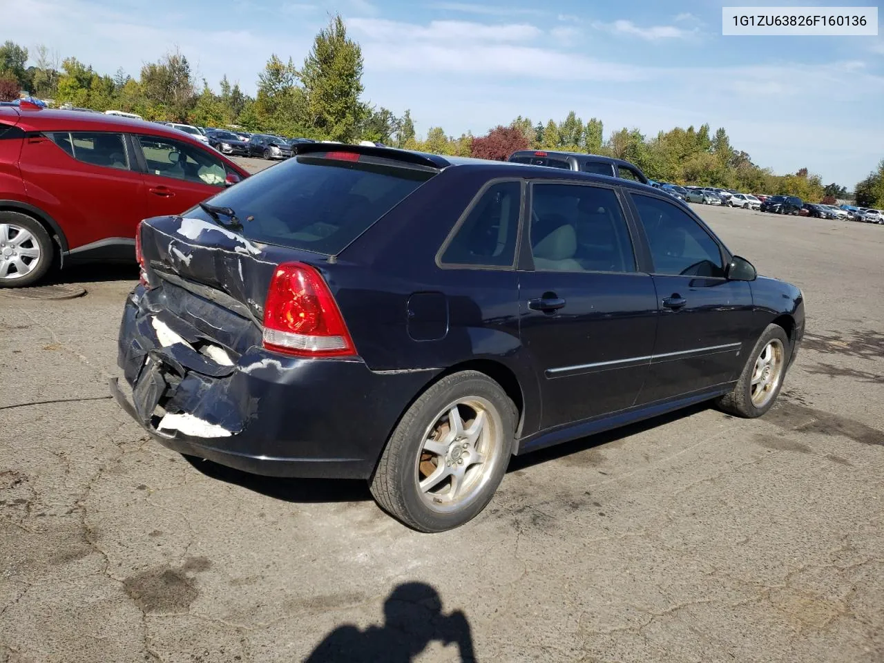 2006 Chevrolet Malibu Maxx Ltz VIN: 1G1ZU63826F160136 Lot: 75676094