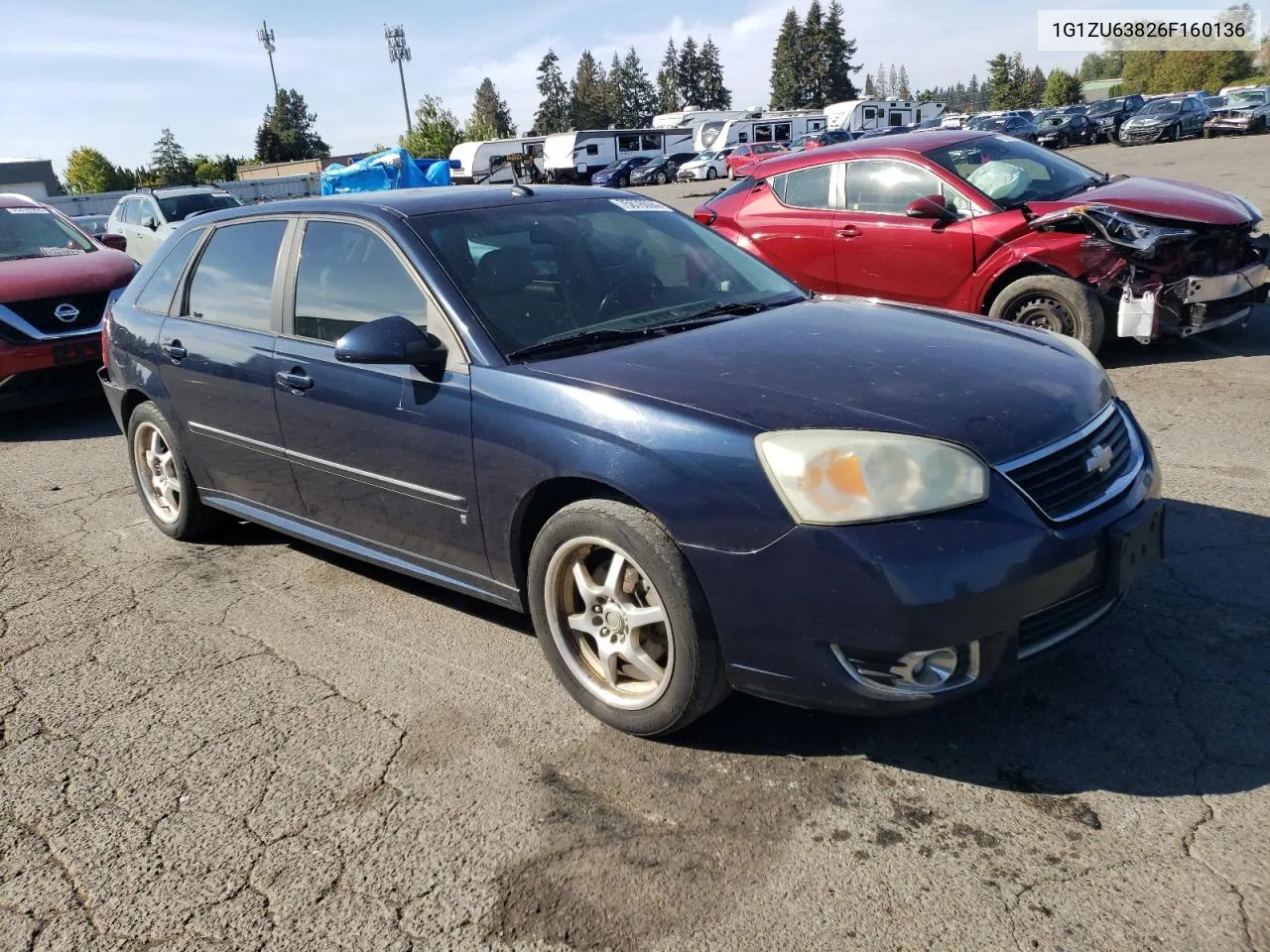 2006 Chevrolet Malibu Maxx Ltz VIN: 1G1ZU63826F160136 Lot: 75676094