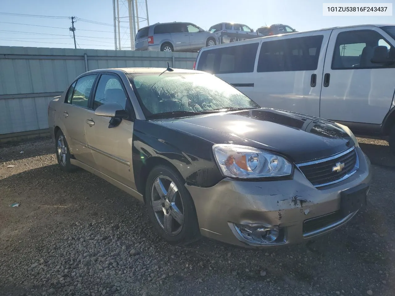 2006 Chevrolet Malibu Ltz VIN: 1G1ZU53816F243437 Lot: 76529554