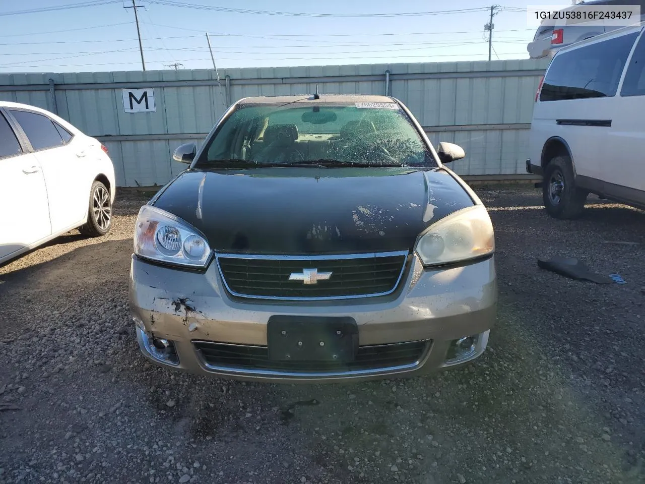 2006 Chevrolet Malibu Ltz VIN: 1G1ZU53816F243437 Lot: 76529554