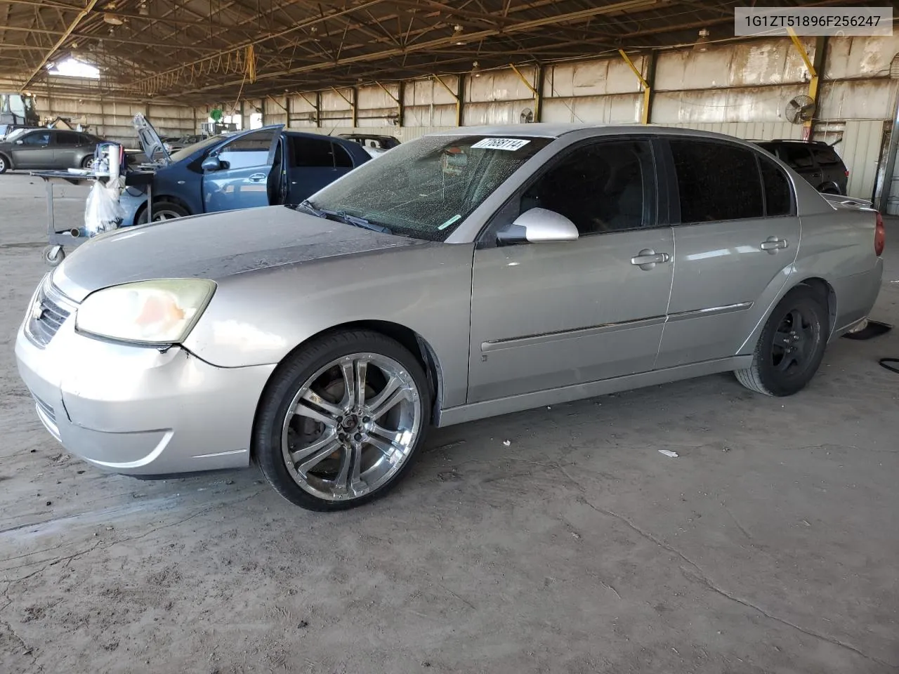 2006 Chevrolet Malibu Lt VIN: 1G1ZT51896F256247 Lot: 77688114