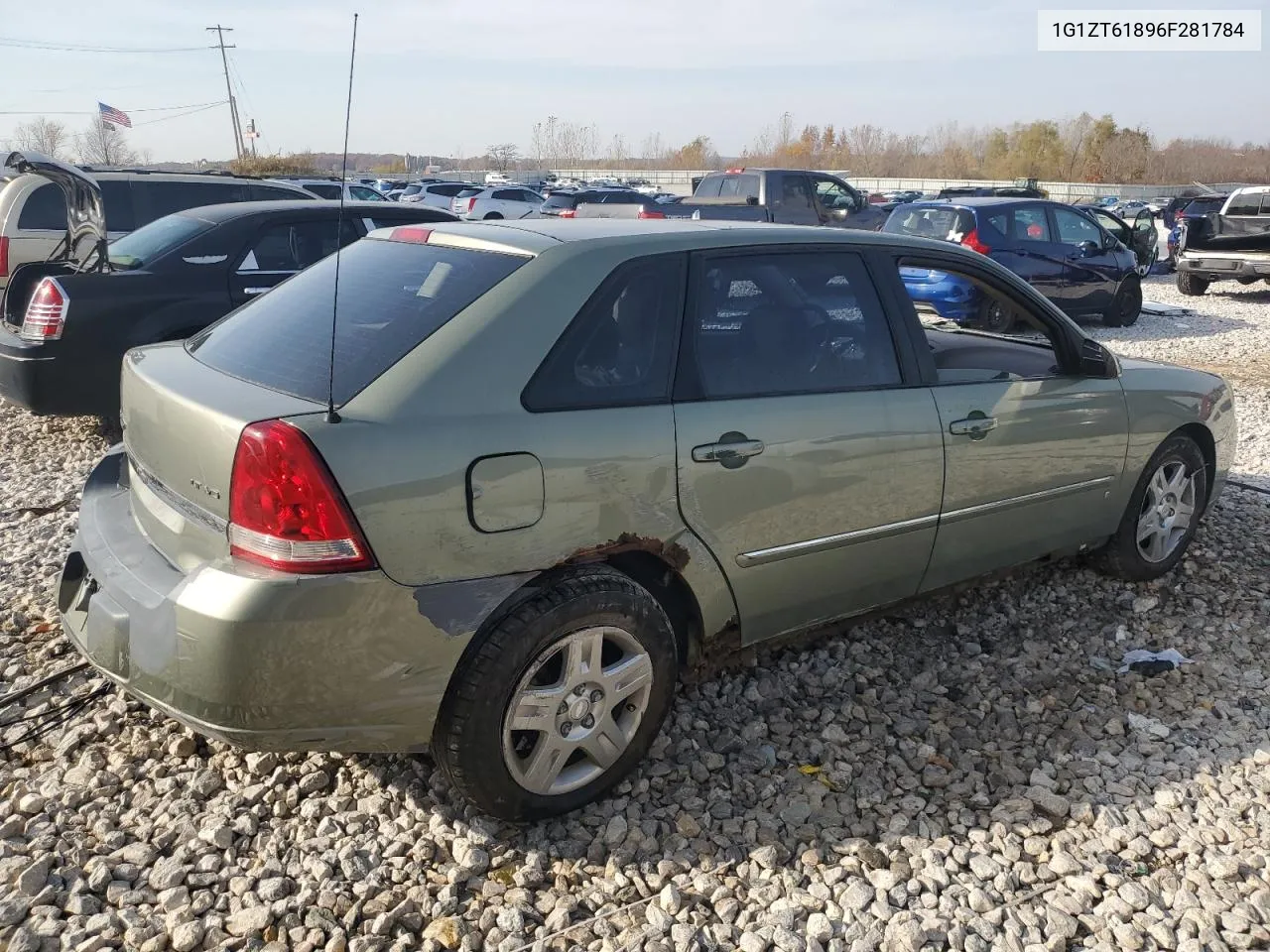 2006 Chevrolet Malibu Maxx Lt VIN: 1G1ZT61896F281784 Lot: 78230164