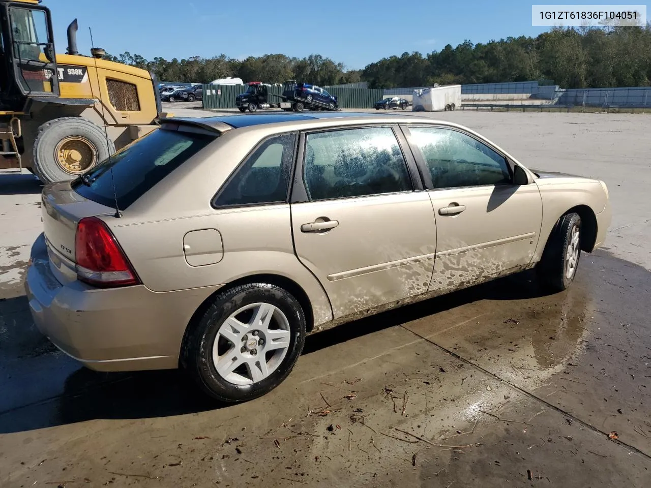 2006 Chevrolet Malibu Maxx Lt VIN: 1G1ZT61836F104051 Lot: 79287144