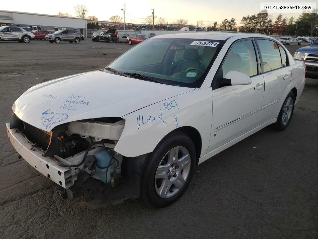 2006 Chevrolet Malibu Lt VIN: 1G1ZT53836F157369 Lot: 79292784