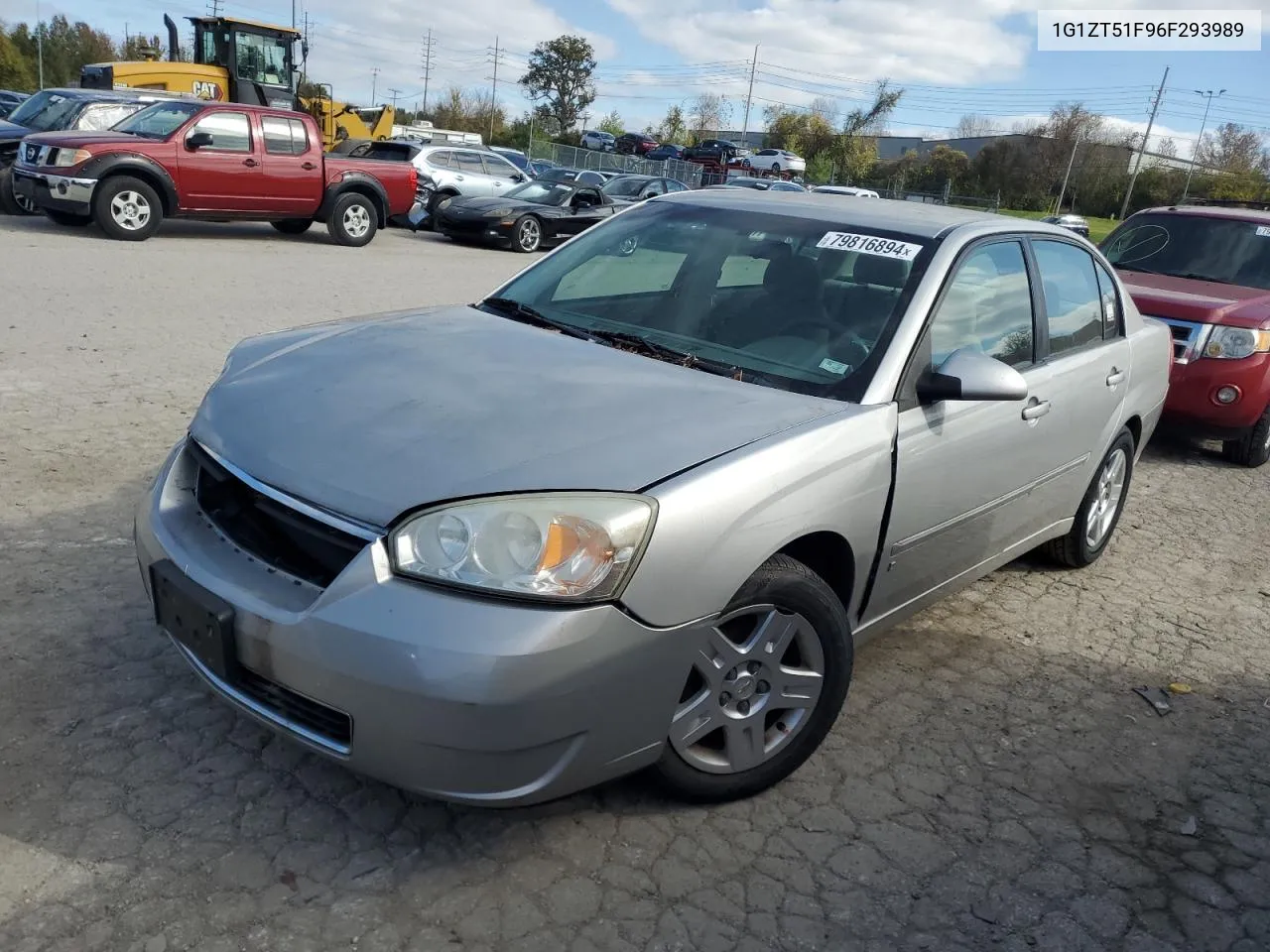 2006 Chevrolet Malibu Lt VIN: 1G1ZT51F96F293989 Lot: 79816894