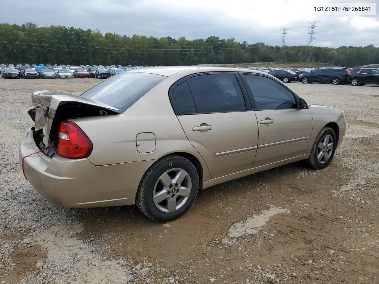 1G1ZT51F76F266841 2006 Chevrolet Malibu Lt