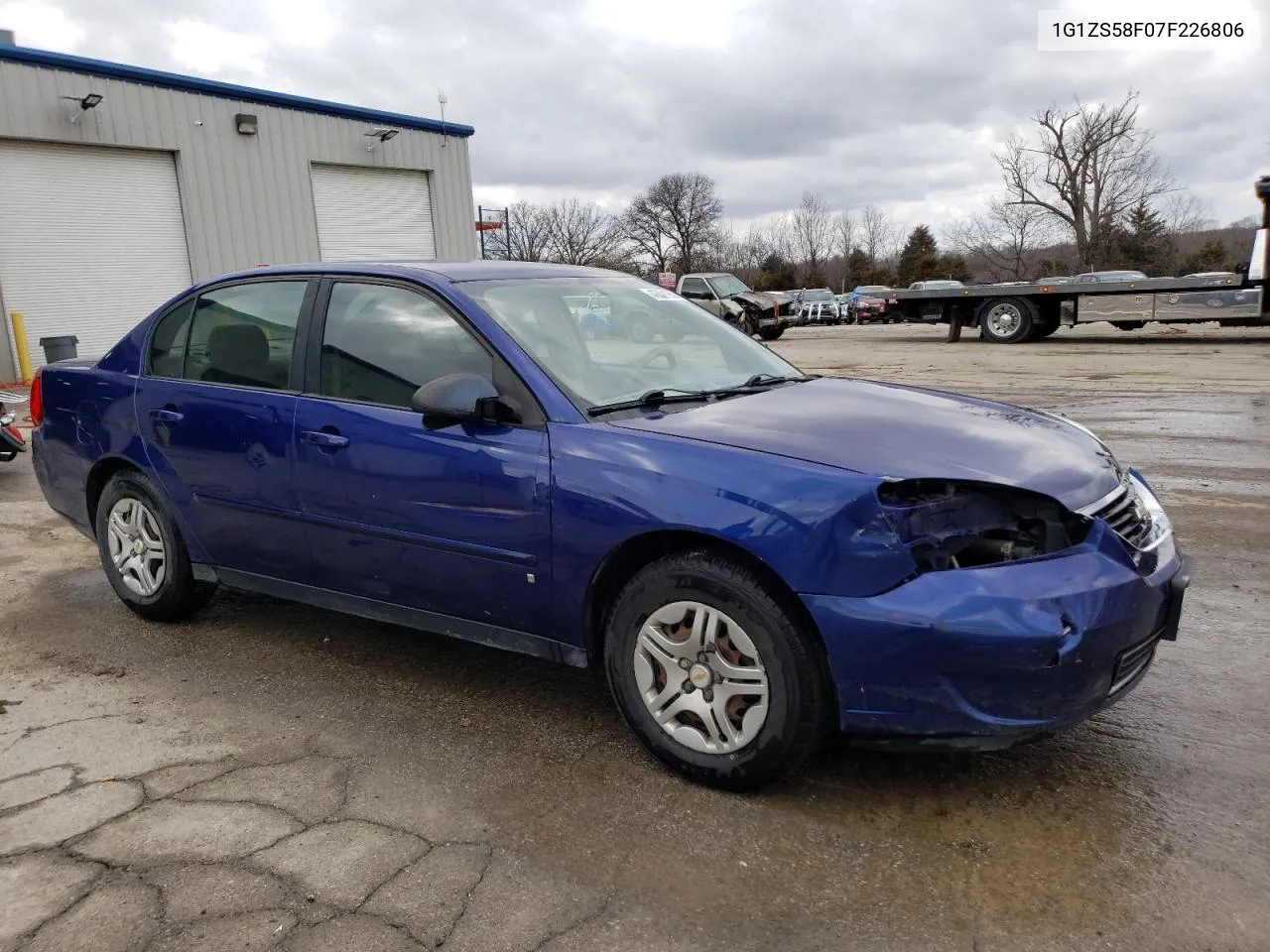 1G1ZS58F07F226806 2007 Chevrolet Malibu Ls