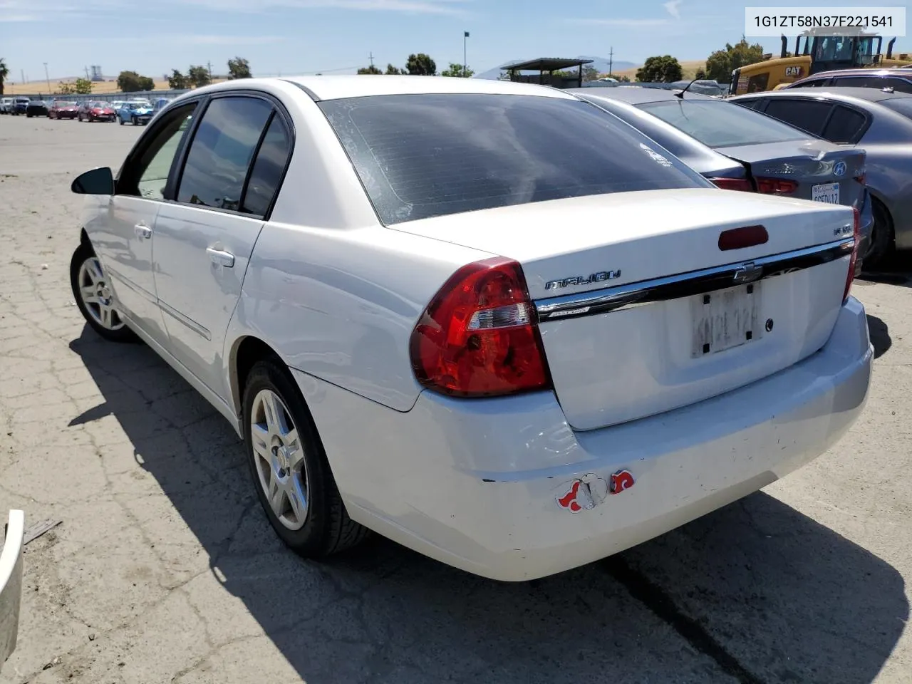 1G1ZT58N37F221541 2007 Chevrolet Malibu Lt