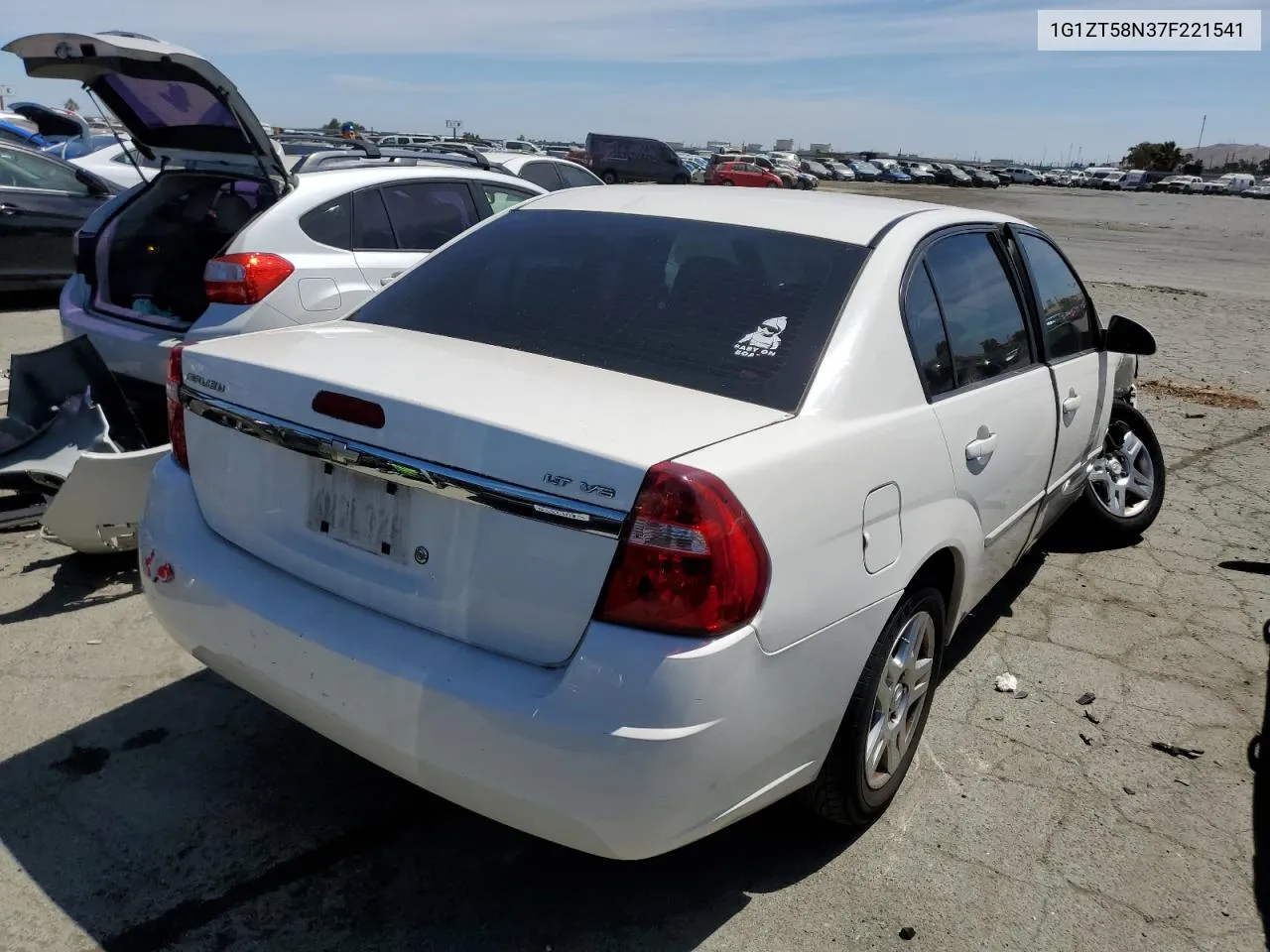 1G1ZT58N37F221541 2007 Chevrolet Malibu Lt