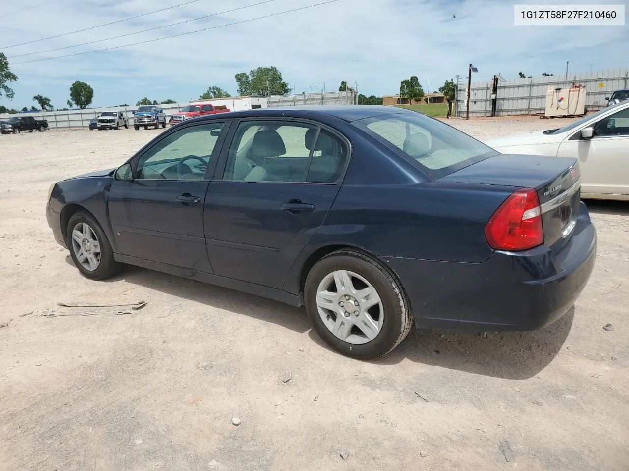 2007 Chevrolet Malibu Lt VIN: 1G1ZT58F27F210460 Lot: 58484604