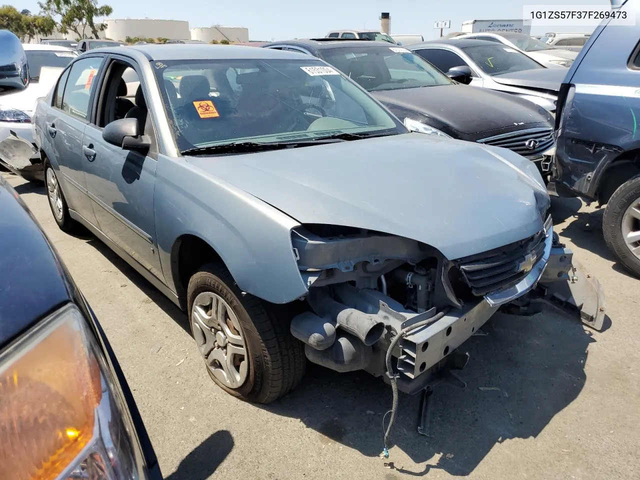 2007 Chevrolet Malibu Ls VIN: 1G1ZS57F37F269473 Lot: 61531004