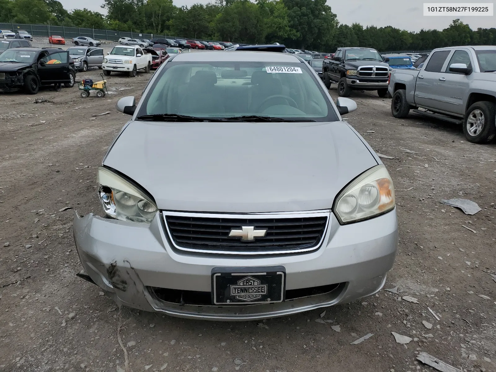 2007 Chevrolet Malibu Lt VIN: 1G1ZT58N27F199225 Lot: 64801204