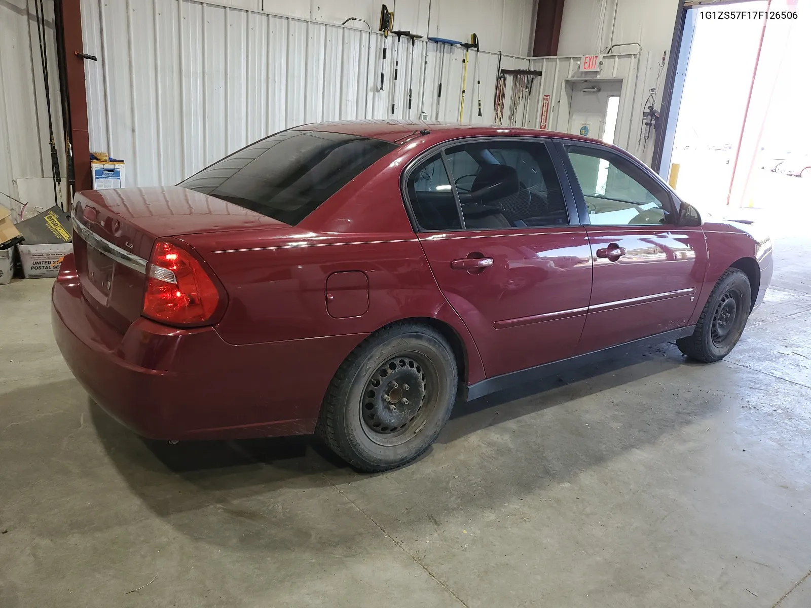 2007 Chevrolet Malibu Ls VIN: 1G1ZS57F17F126506 Lot: 66910704