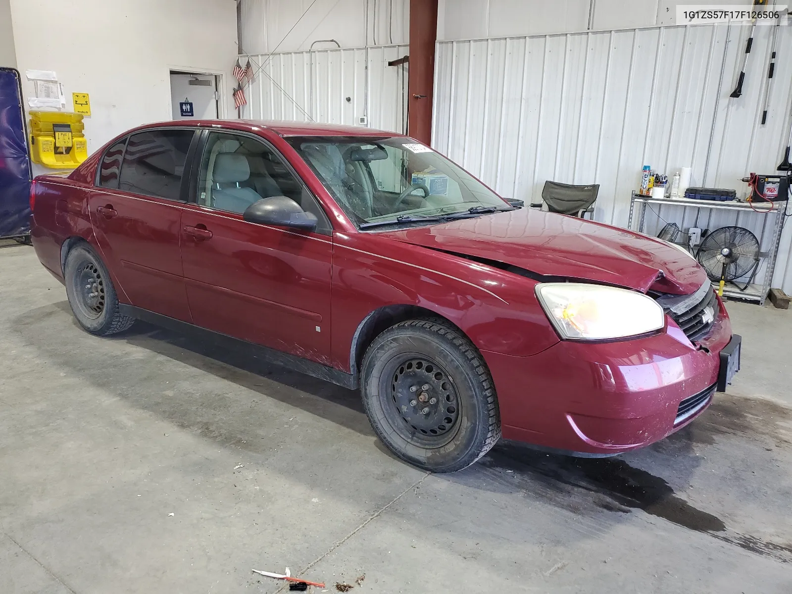 2007 Chevrolet Malibu Ls VIN: 1G1ZS57F17F126506 Lot: 66910704