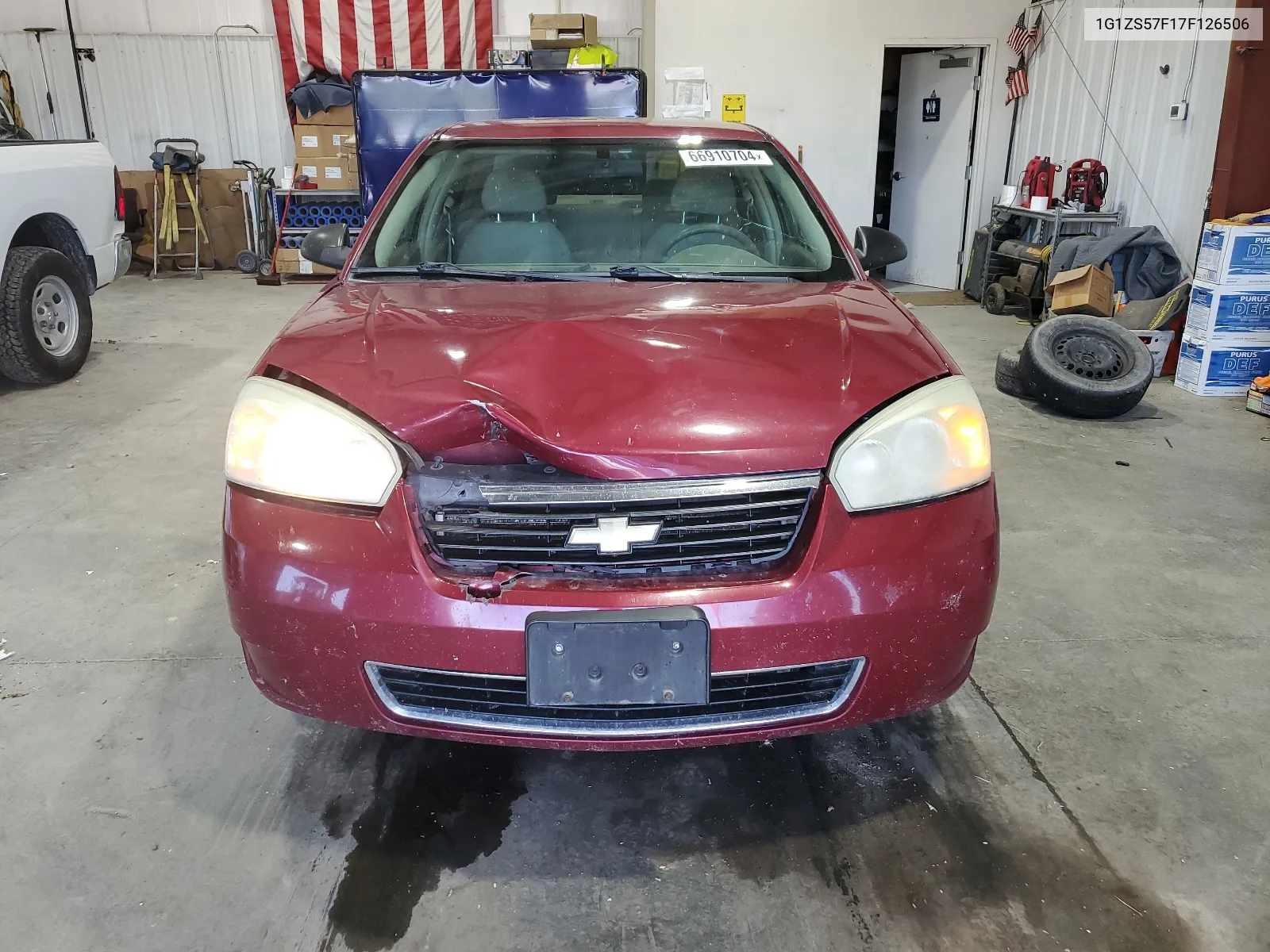 2007 Chevrolet Malibu Ls VIN: 1G1ZS57F17F126506 Lot: 66910704