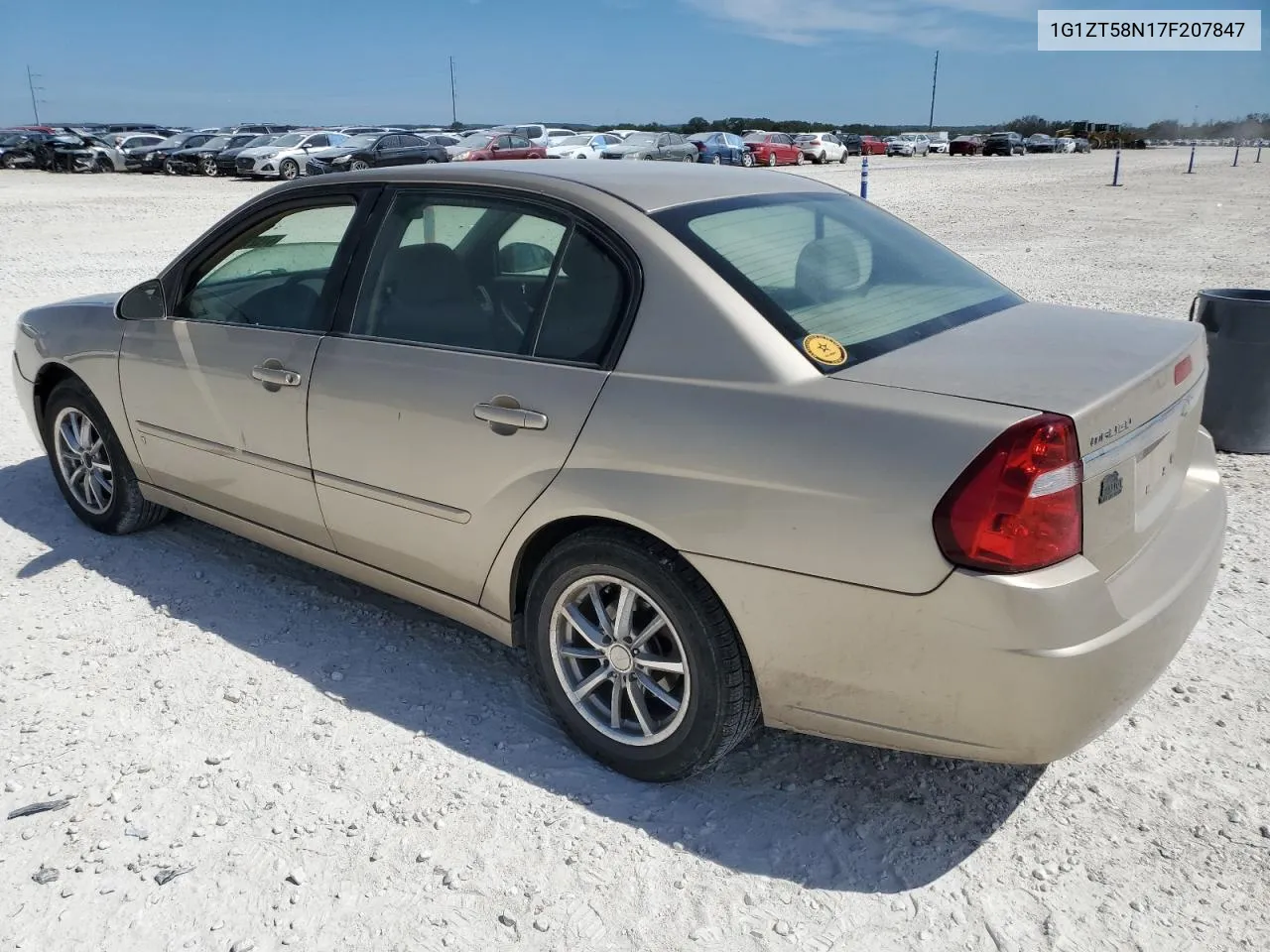 2007 Chevrolet Malibu Lt VIN: 1G1ZT58N17F207847 Lot: 67527184